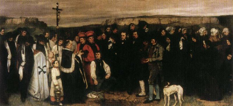 Gustave Courbet The Burial at Ornans oil painting image